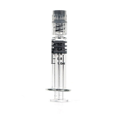 붕규산염 루어 슬립식 루어 로크 팁 주사기 1mL 삼 CBD 오일 유리병 펌프