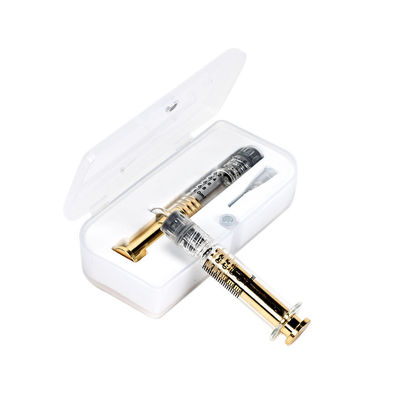1ml Luer Lock Glass Syringe with Metal Golden Plunger 금속 골든 플랑저와 함께 1ml Luer Lock Glass Syringe