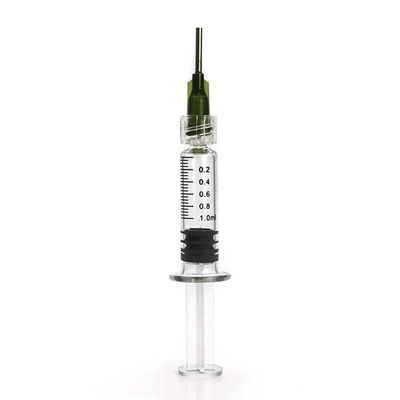 유리병 펌프 루어 로크 1mL 삼 CBD 정광은 시침으로 세척합니다