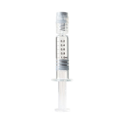 재사용할 수 있는 1mL 루어 로크 유리병 펌프 CBD 오일을 위해 불모입니다