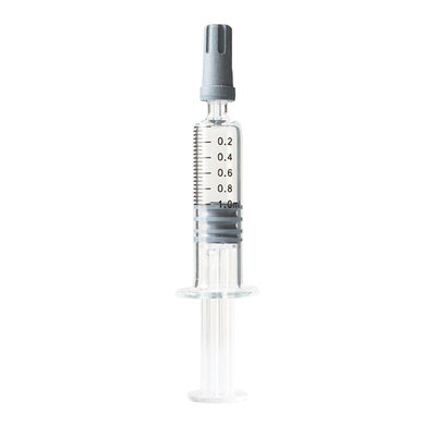 CBD 오일은 루어 로크 유리병 펌프 루어 슬립 주사기를 집중합니다