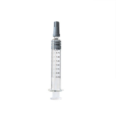 삼 CBD 오일을 위한 재사용할 수 있는 불모 루어 로크 유리병 펌프 2.25 밀리람베르트