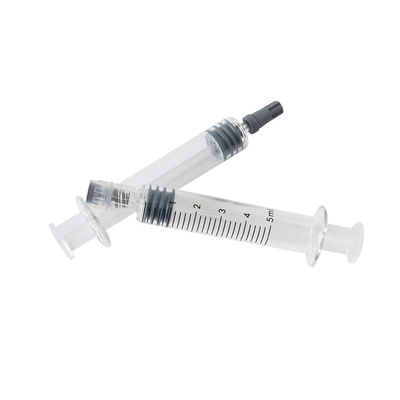 바늘과 삼 THC 기름 주사기 루어 록캡 5mL 루어 로크 주사기