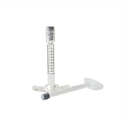 1ml 2.25ml 3ml 5ml 전면 보로실리케이트 주사 금속 플라스틱 플러거 루어 잠금 주사 5ml 유리 주사 1ml
