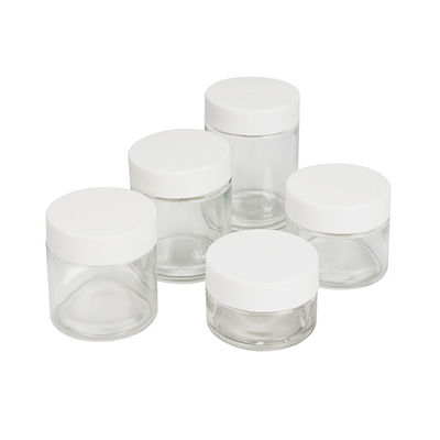 냄새 막는 유리 항아리 공기 밀기 대마초 꽃 항아리 3oz 4oz 5oz