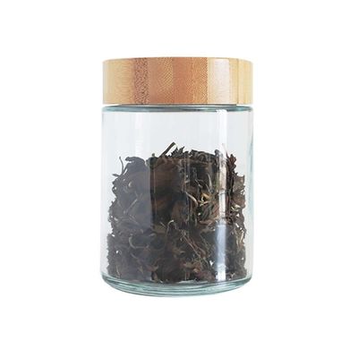 죽재 Lid 인도 대마 꽃 병 차일드 프로프 유리병