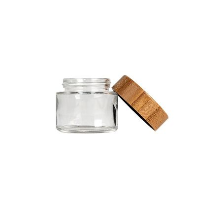 죽재 Lid 인도 대마 꽃 병 차일드 프로프 유리병