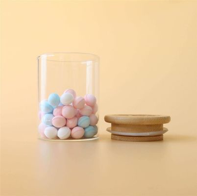 기억 표시 장치를 위한 3 온스 목제 흡수 Lid 붕규산염 유리병 양철통