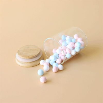 1-18oz 붕규산 유리 음식 라면 허브와 대나무 Lid와 양념 용기