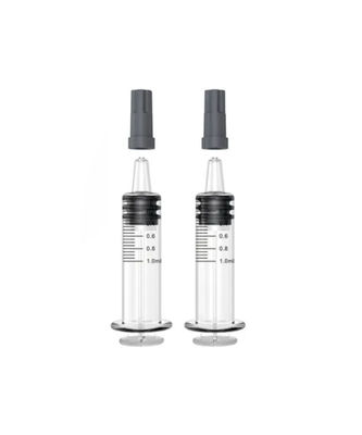 CBD 오일은 루어 로크 유리병 펌프 루어 슬립 주사기를 집중합니다