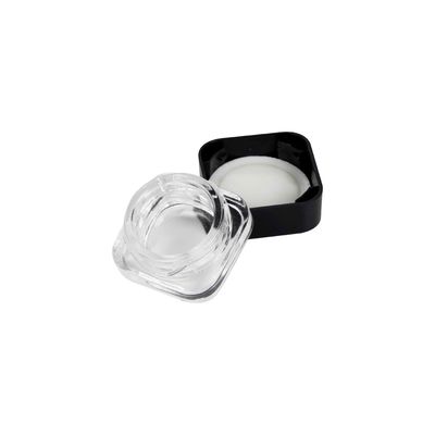 5ml 어린이 보호 쿼브 맑은 유리 농도 항아리