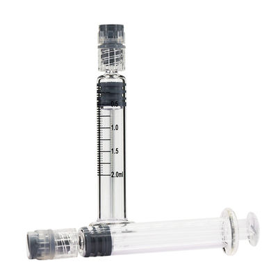 에센셜 오일용 2ml Luer Lock 선충분 보로실리케이트 유리 주사기