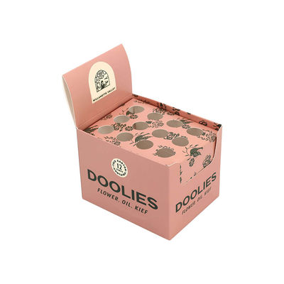 팝 톱 튜브를 위한 맞춤형 카드보드 카운터 톱 디스플레이