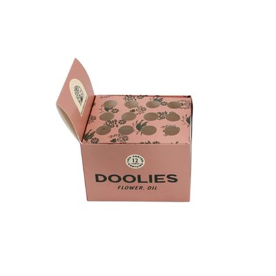 프레롤 튜브를 위한 맞춤형 테이블 톱 카드보드 디스플레이 스탠드 트레이