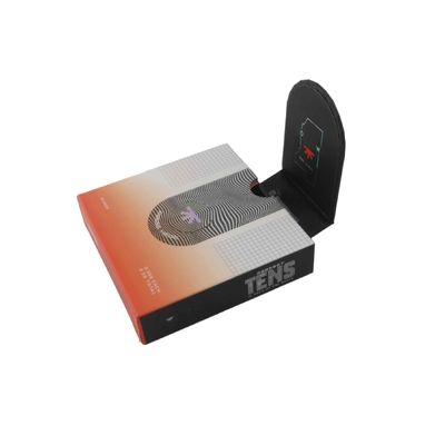 어린이 보호 플립탑 프리롤 마그네틱 서랍 종이 상자 (플랩 포함)