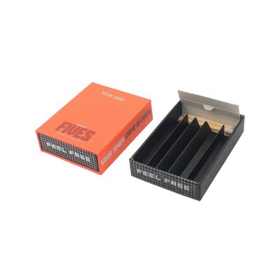 엠보싱 멀티팩 프리롤 조인트 종이 상자 포장 (성냥 칸 포함)